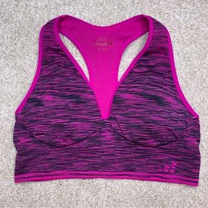 BCG Hot Pink Racerback Sports Bra